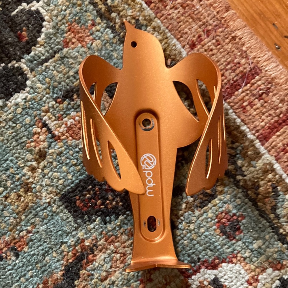 Portland design works bike bottle holder- copper bird design